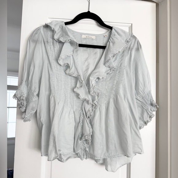 DOEN Henri Top in Alice Blue, Size S, Excellent Condition - Picture 11 of 16